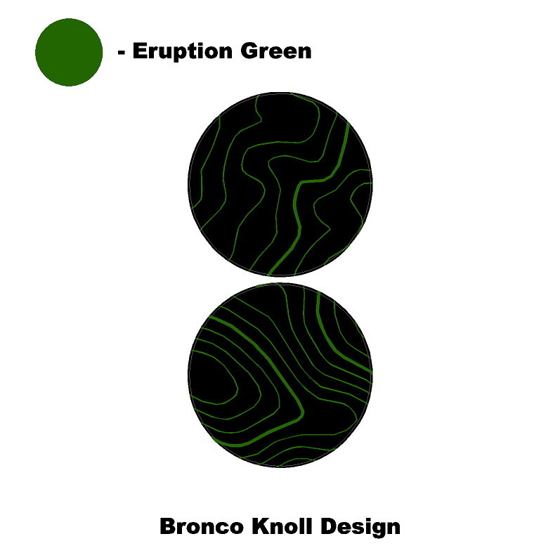 1966 Topographic Shifter Plate (Printed Series + Acrylic) - 2021+ Bronco - Speedlogix