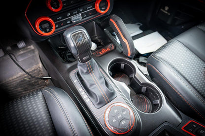 1966 Topographic Shifter Plate (Printed Series + Acrylic) - 2021+ Bronco - Speedlogix