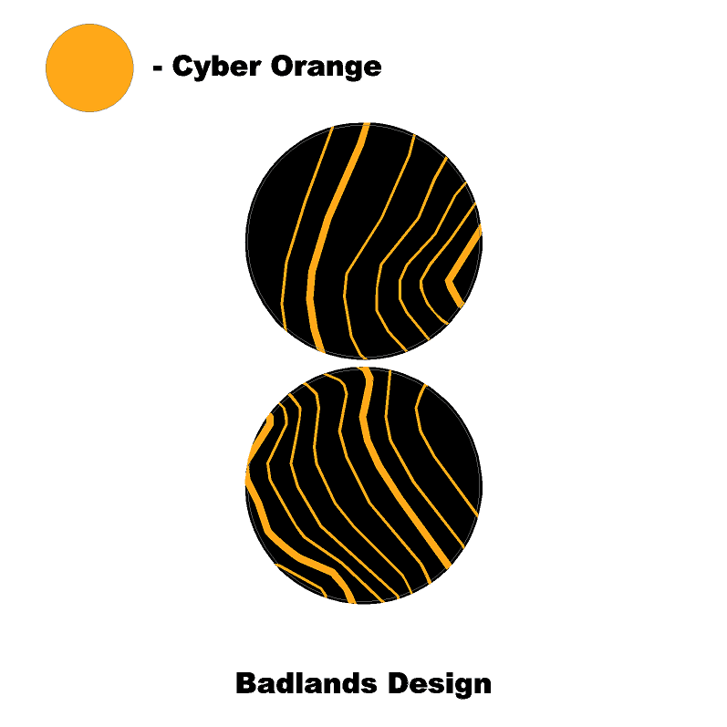 1966 Topographic Shifter Plate (Printed Series + Acrylic) - 2021+ Bronco - Speedlogix