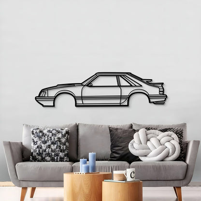 1986 Mustang SVO Metal Car Wall Art - MT0207 - Speedlogix