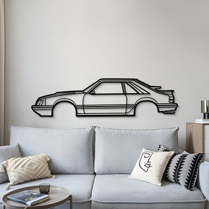 1986 Mustang SVO Metal Car Wall Art - MT0207 - Speedlogix
