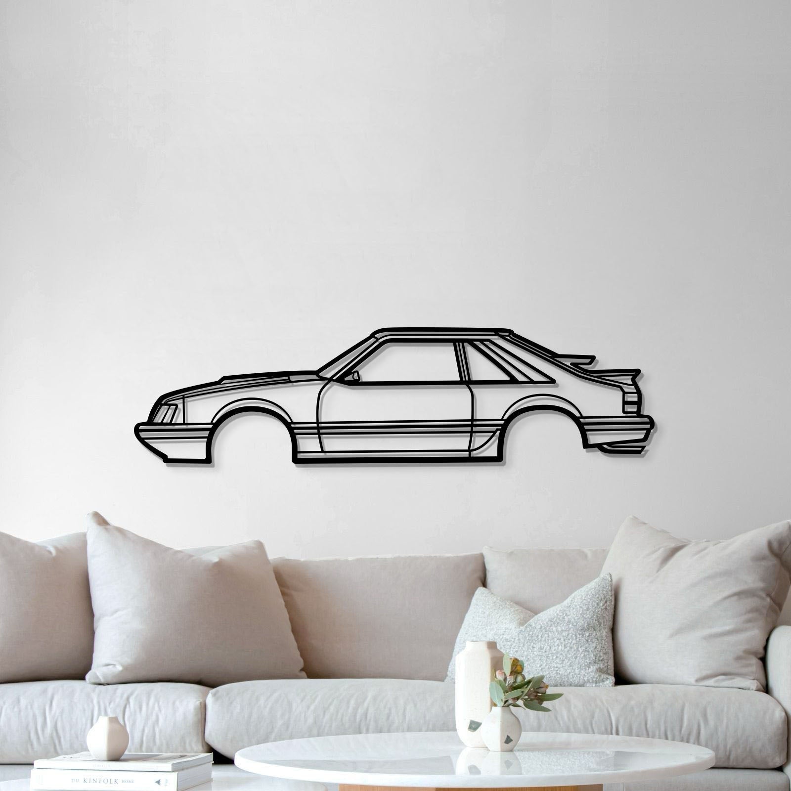 1986 Mustang SVO Metal Car Wall Art - MT0207 - Speedlogix