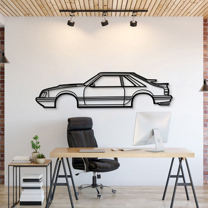 1986 Mustang SVO Metal Car Wall Art - MT0207 - Speedlogix