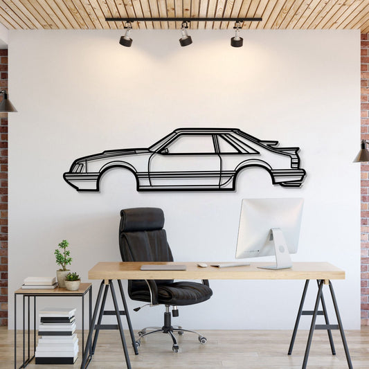 1986 Mustang SVO Metal Car Wall Art - MT0207 - Speedlogix