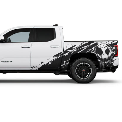 Evil Smiling Face Mud Splash Truck Decal Sticker. #6938