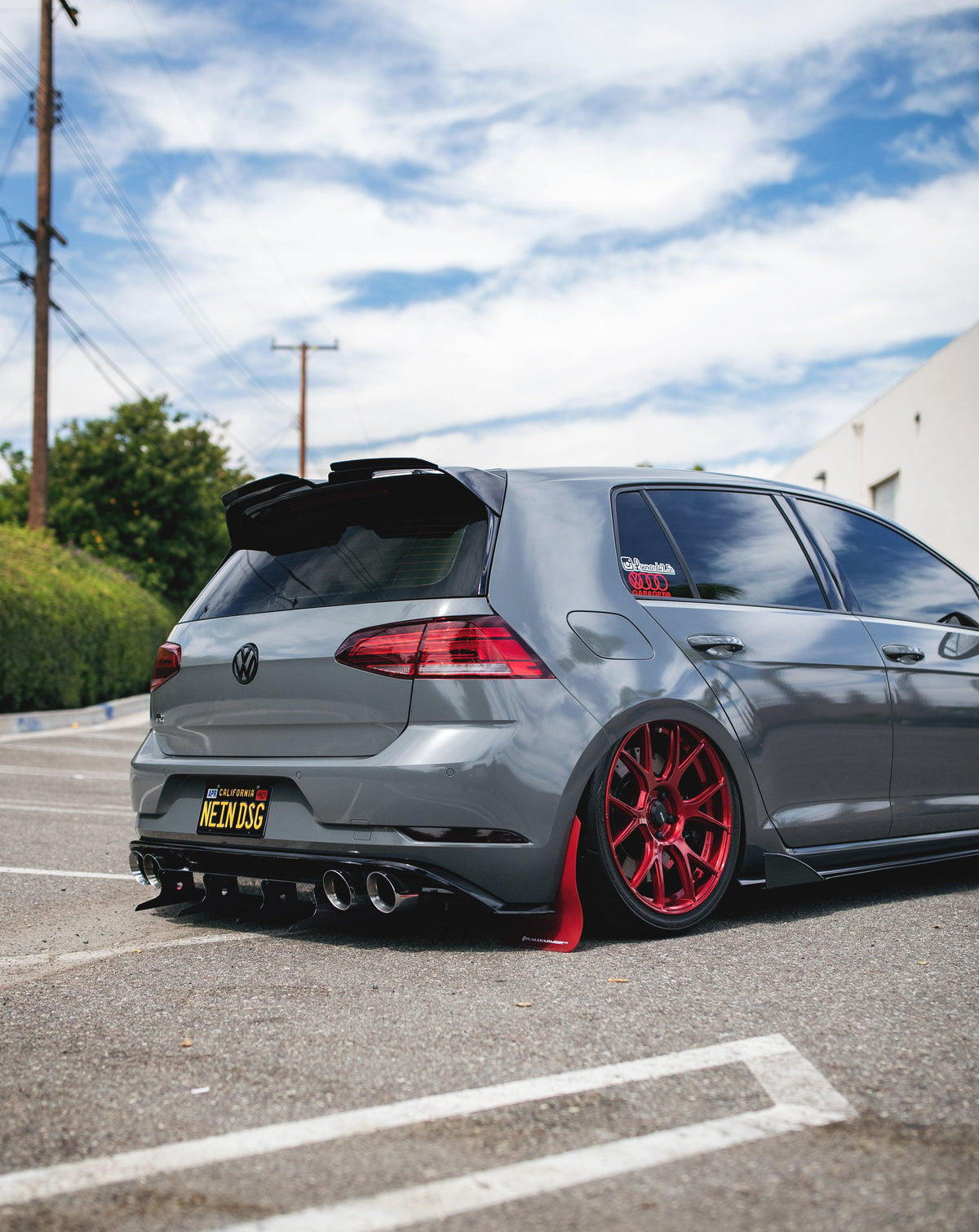 2015-2020 Volkswagen Golf GTI V2 Side Skirt Extensions
