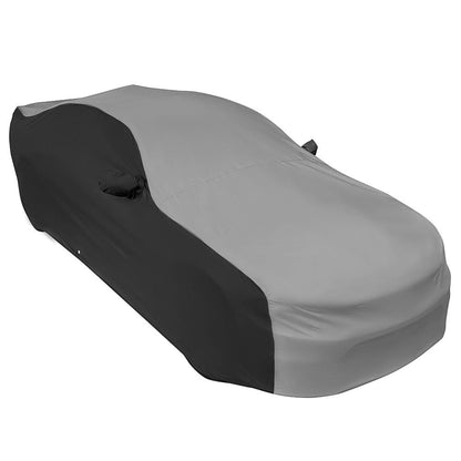 2005 - 2023 Dodge Charger Ultraguard Plus Car Cover - 300D Indoor/Outdoor Protection - Gray/Black - Speedlogix