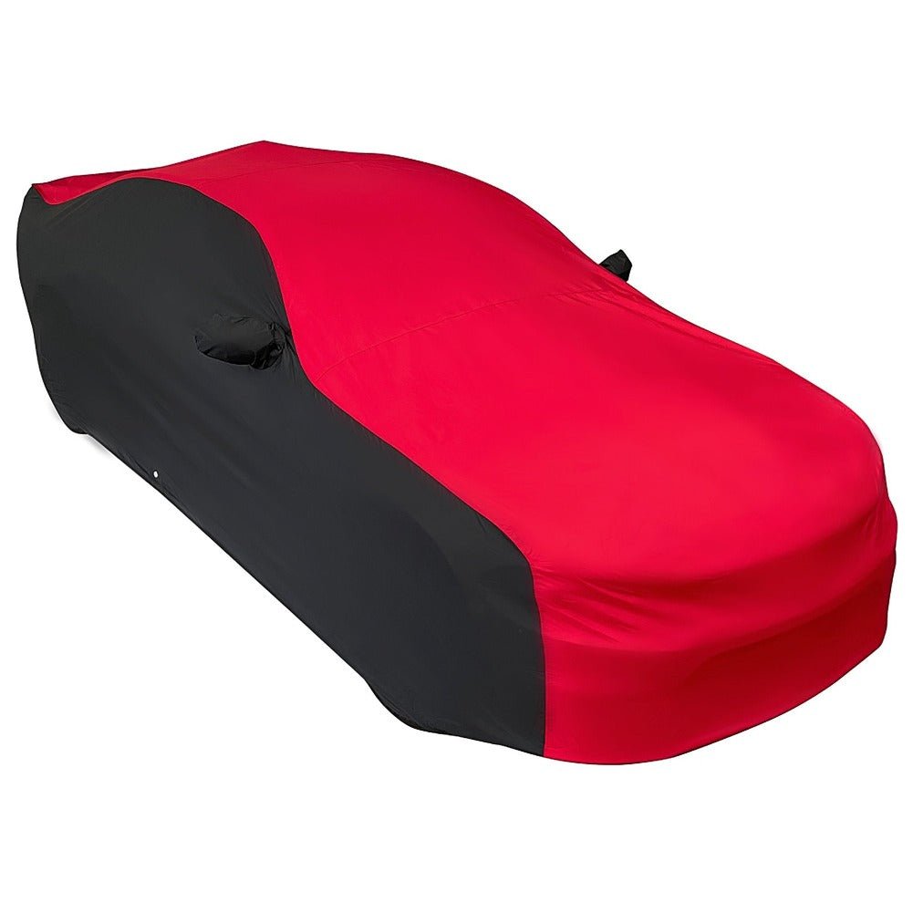 2005 - 2023 Dodge Charger Ultraguard Plus Car Cover - 300D Indoor/Outdoor Protection - Red/Black - Speedlogix