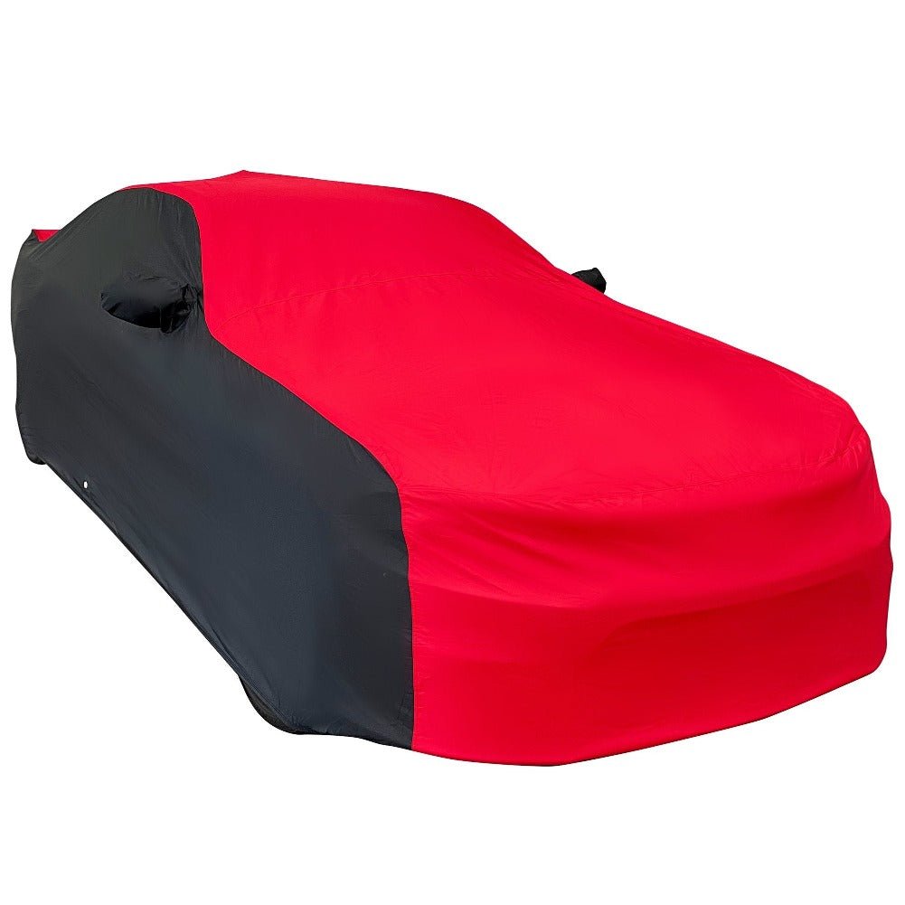 2005 - 2023 Dodge Charger Ultraguard Plus Car Cover - 300D Indoor/Outdoor Protection - Red/Black - Speedlogix