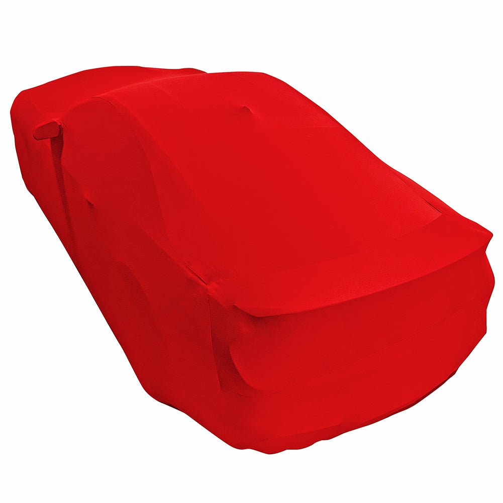 2005 - 2024 Ford Mustang Ultraguard Stretch Satin Indoor Car Cover - Red - Speedlogix