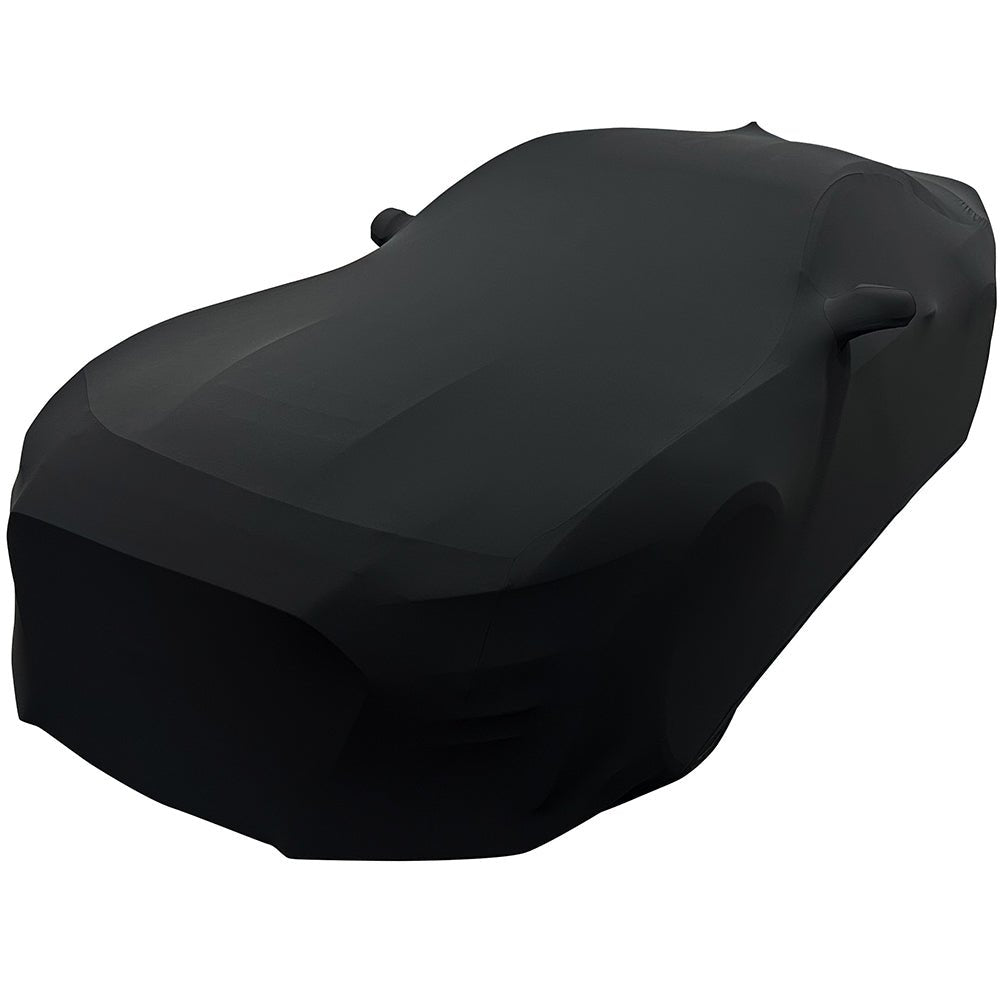 2005 - 2025 Ford Mustang Ultraguard Stretch Satin Indoor Car Cover - Black - Speedlogix