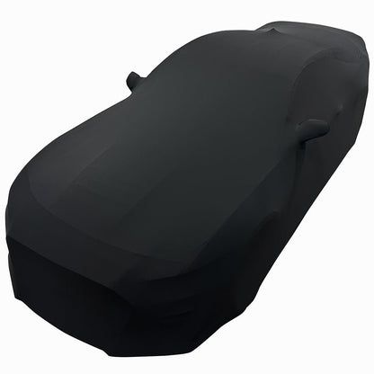 2005 - 2025 Ford Mustang Ultraguard Stretch Satin Indoor Car Cover - Black - Speedlogix