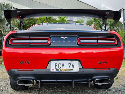 Dodge Challenger 2008-2015 GTC-300 67" Carbon Fiber Adjustable Wing