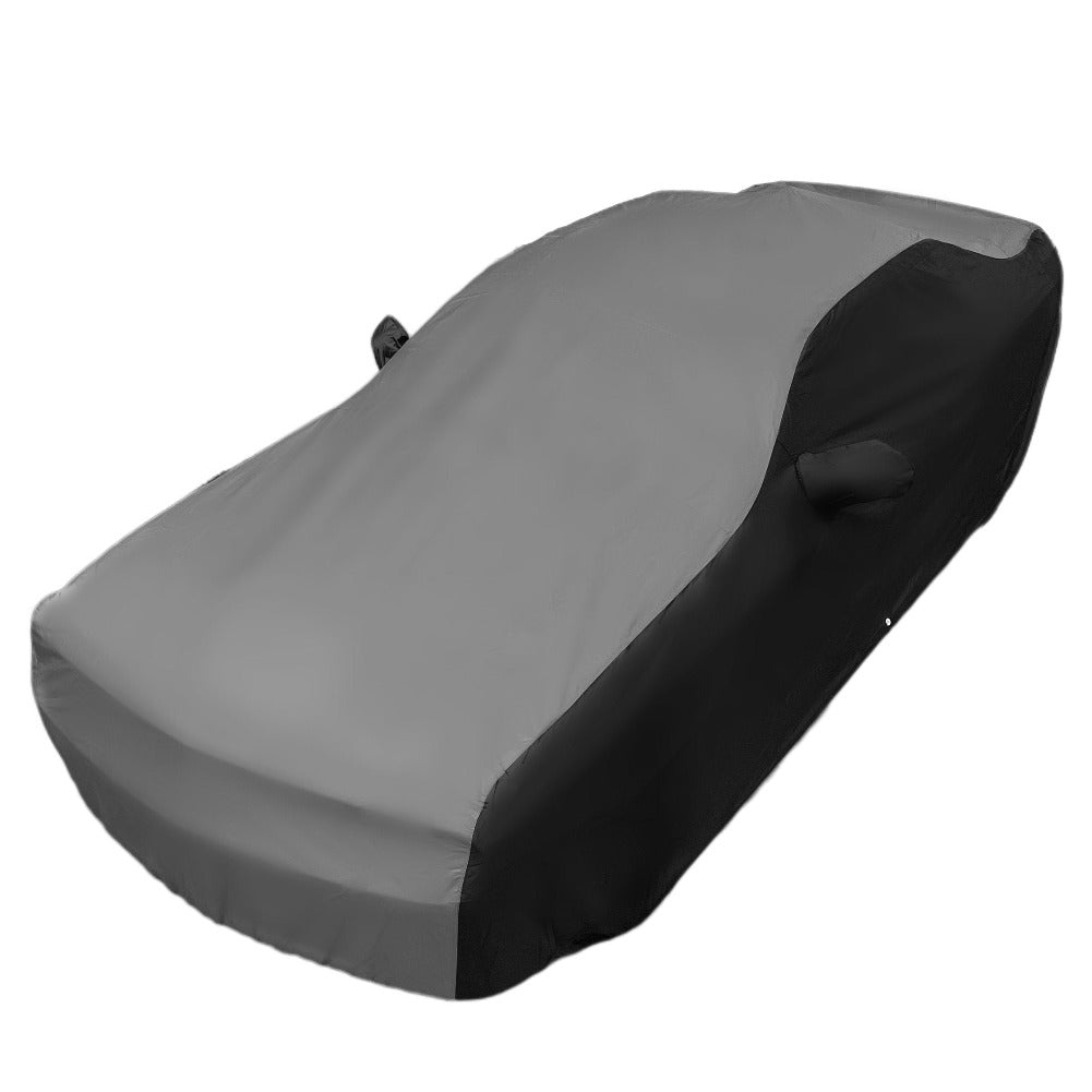 2008 - 2022 Dodge Challenger Ultraguard Plus Car Cover - Indoor/Outdoor Protection - Gray/Black - Speedlogix
