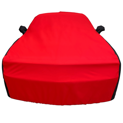 2008 - 2023 Dodge Challenger Ultraguard Plus Car Cover - 300D Indoor/Outdoor Protection - Red/Black - Speedlogix