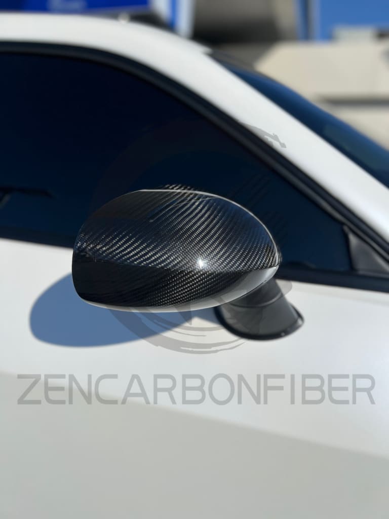 2008+ Dodge Challenger Carbon Fiber Mirror Covers