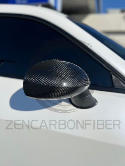 2008+ Dodge Challenger Carbon Fiber Mirror Covers