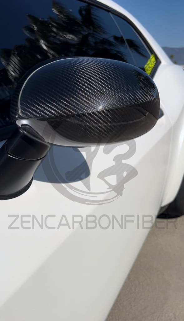 2008+ Dodge Challenger Carbon Fiber Mirror Covers