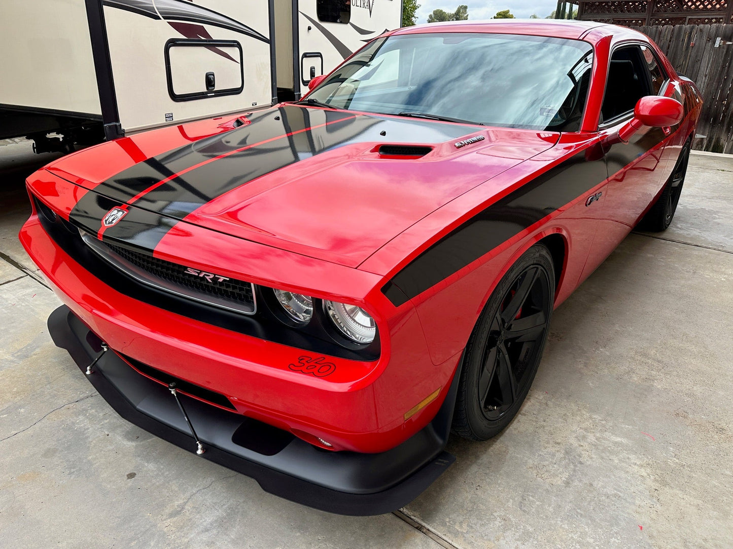 2011 - 2014 Challenger Front Splitter - Speedlogix