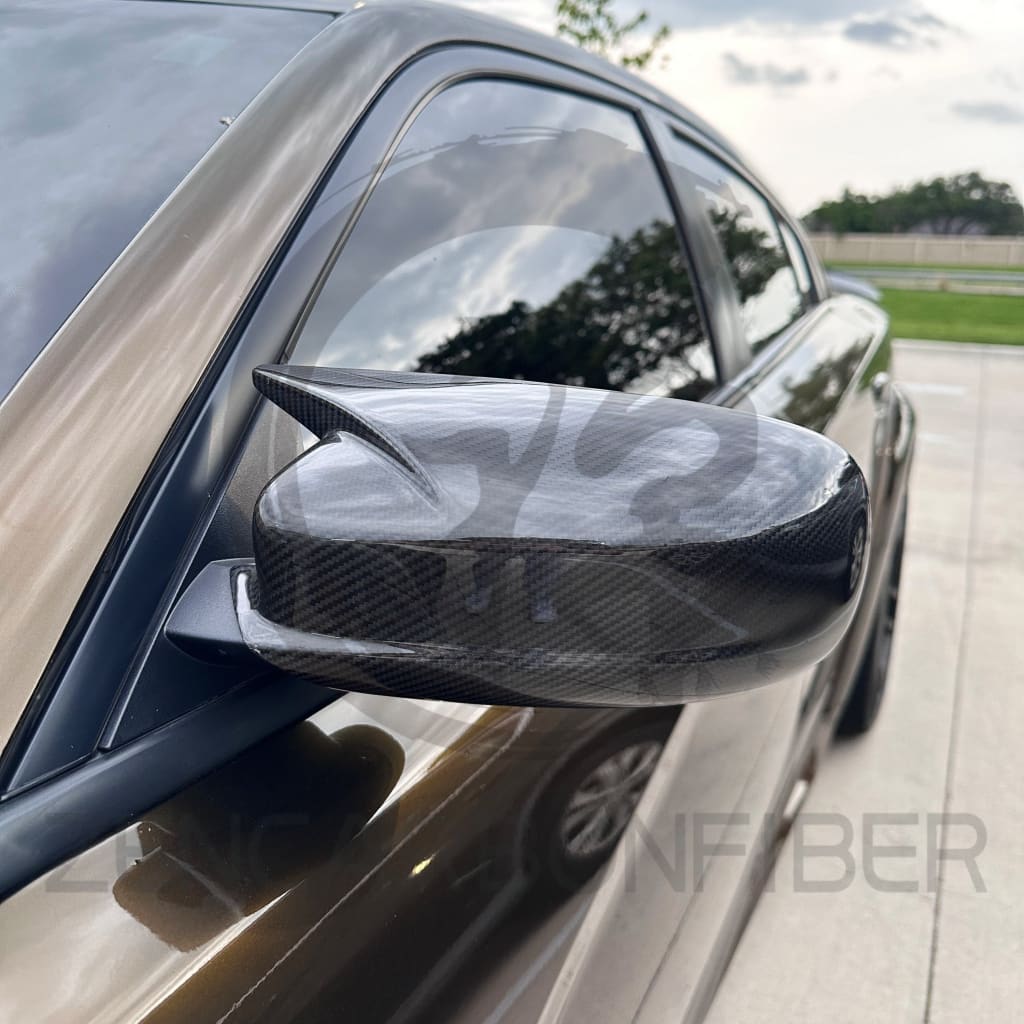 2011+ Dodge Charger/Chrysler 300 M-style Carbon Fiber Mirror Cap Covers