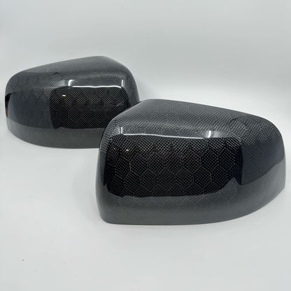 2011+ Jeep Grand Cherokee/Dodge Durango Carbon Fiber Mirror Caps Replacement