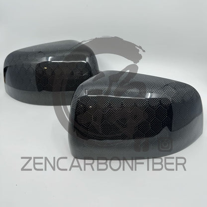 2011+ Jeep Grand Cherokee/Dodge Durango Carbon Fiber Mirror Caps Replacement