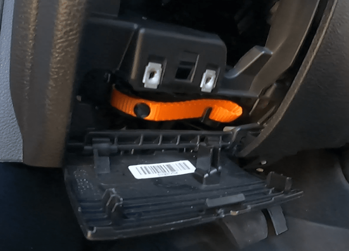 2014 - 2025 RAM 1500 Steel Neutral Strap/Release Cover Plate - Laser Cut, Painted, Authentic - Speedlogix