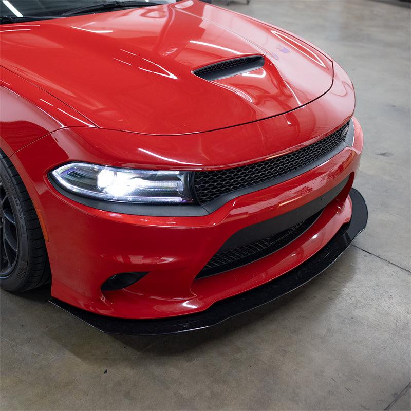 2015 - 2022 Dodge Charger Front Splitter V1 (Scatpack/Hellcat/Daytona) - Speedlogix