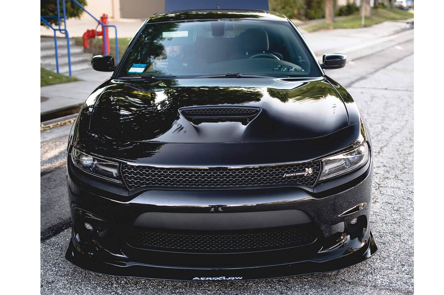 2015 - 2022 Dodge Charger Front Splitter V1 (Scatpack/Hellcat/Daytona) - Speedlogix