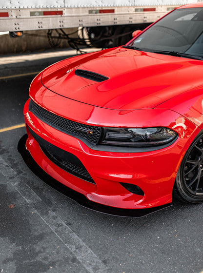 2015 - 2022 Dodge Charger Front Splitter V1 (Scatpack/Hellcat/Daytona) - Speedlogix