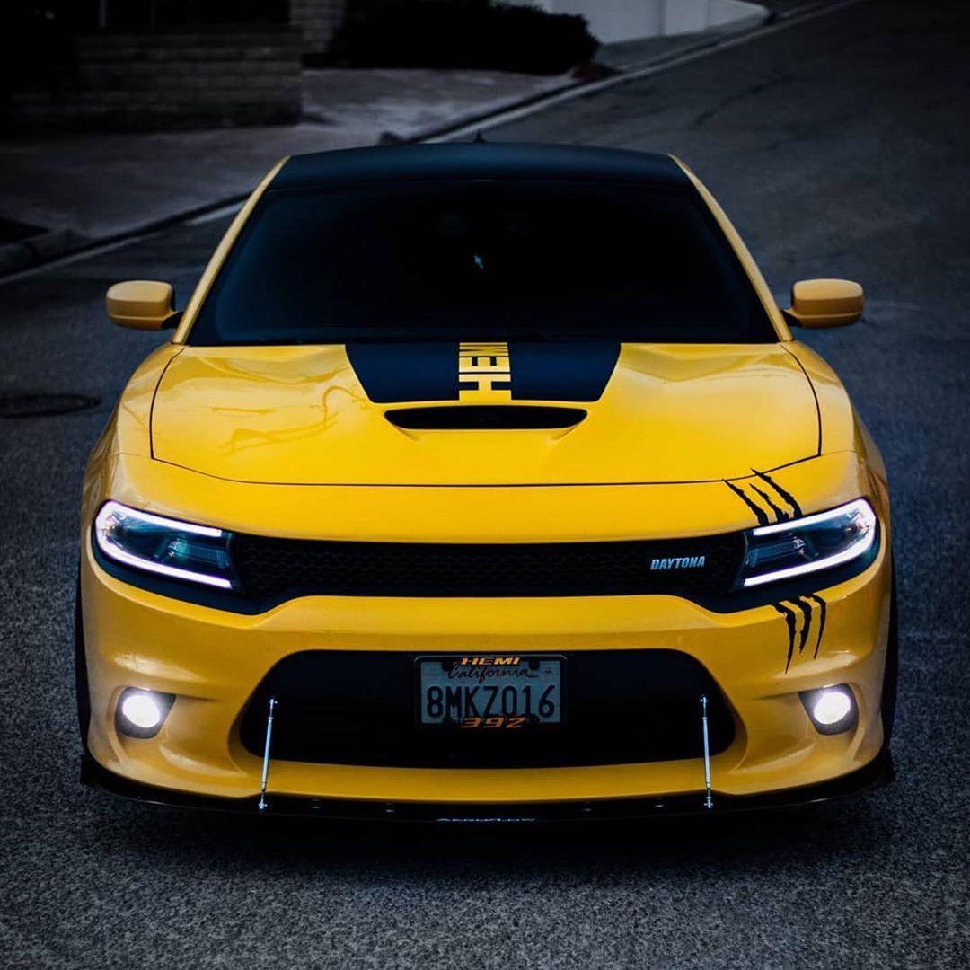 2015 - 2022 Dodge Charger Front Splitter V1 (Scatpack/Hellcat/Daytona) - Speedlogix