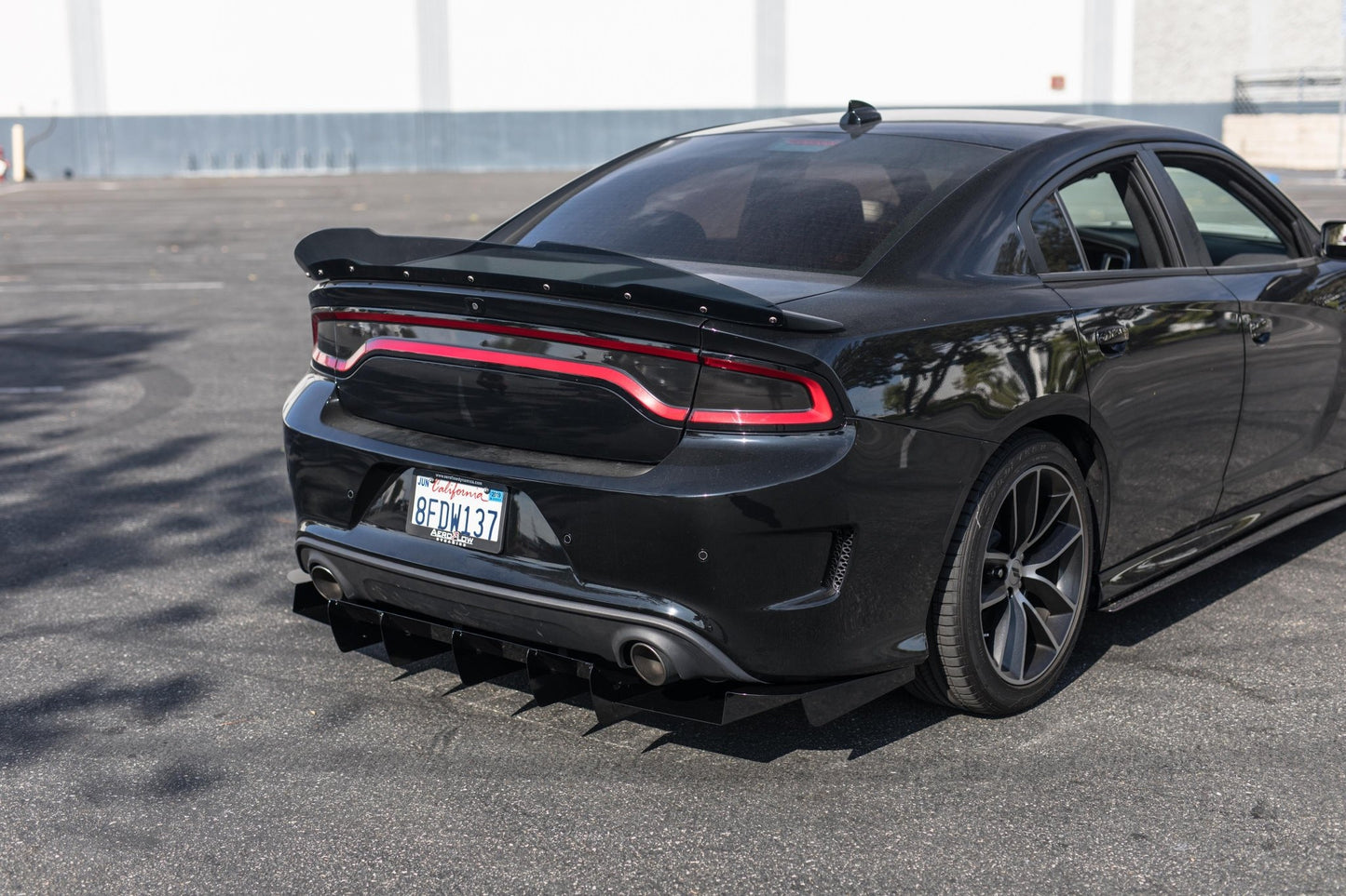 2015 - 2022 Dodge Charger Scatpack/ Hellcat/Daytona Rear Diffuser V1 - Speedlogix