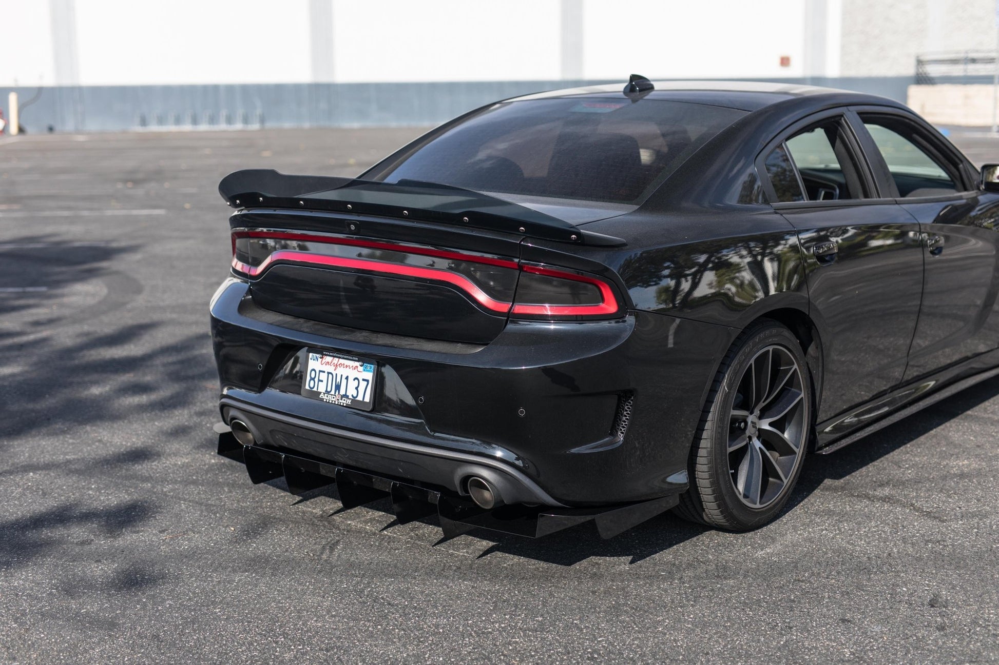 2015 - 2022 Dodge Charger Scatpack/ Hellcat/Daytona Rear Diffuser V1 - Speedlogix