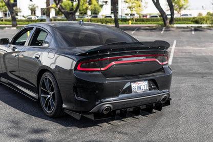 2015 - 2022 Dodge Charger Scatpack/ Hellcat/Daytona Rear Diffuser V1 - Speedlogix
