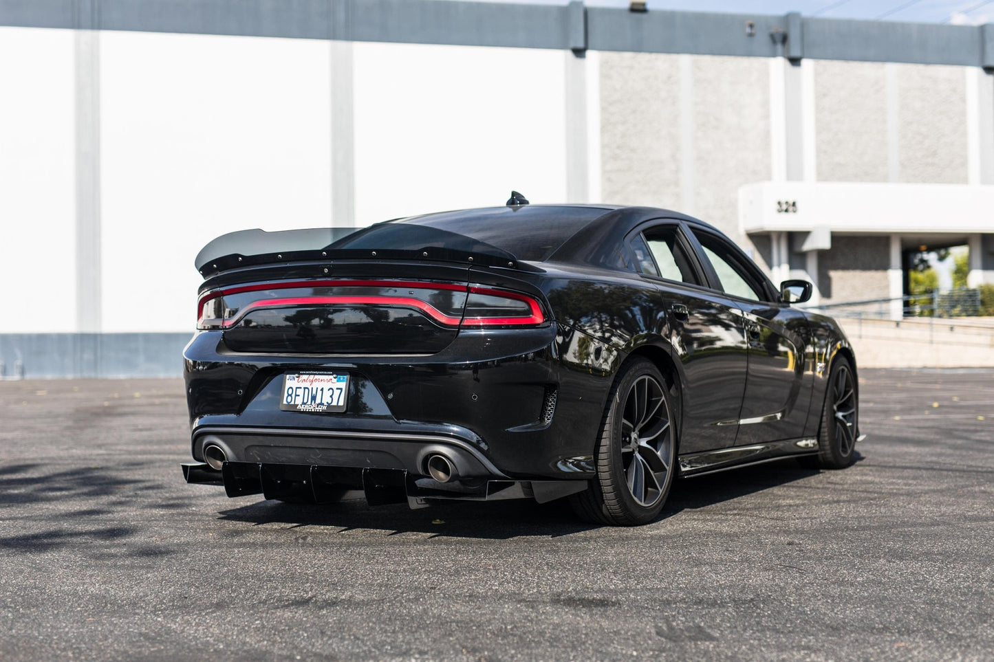 2015 - 2022 Dodge Charger Scatpack/ Hellcat/Daytona Rear Diffuser V1 - Speedlogix