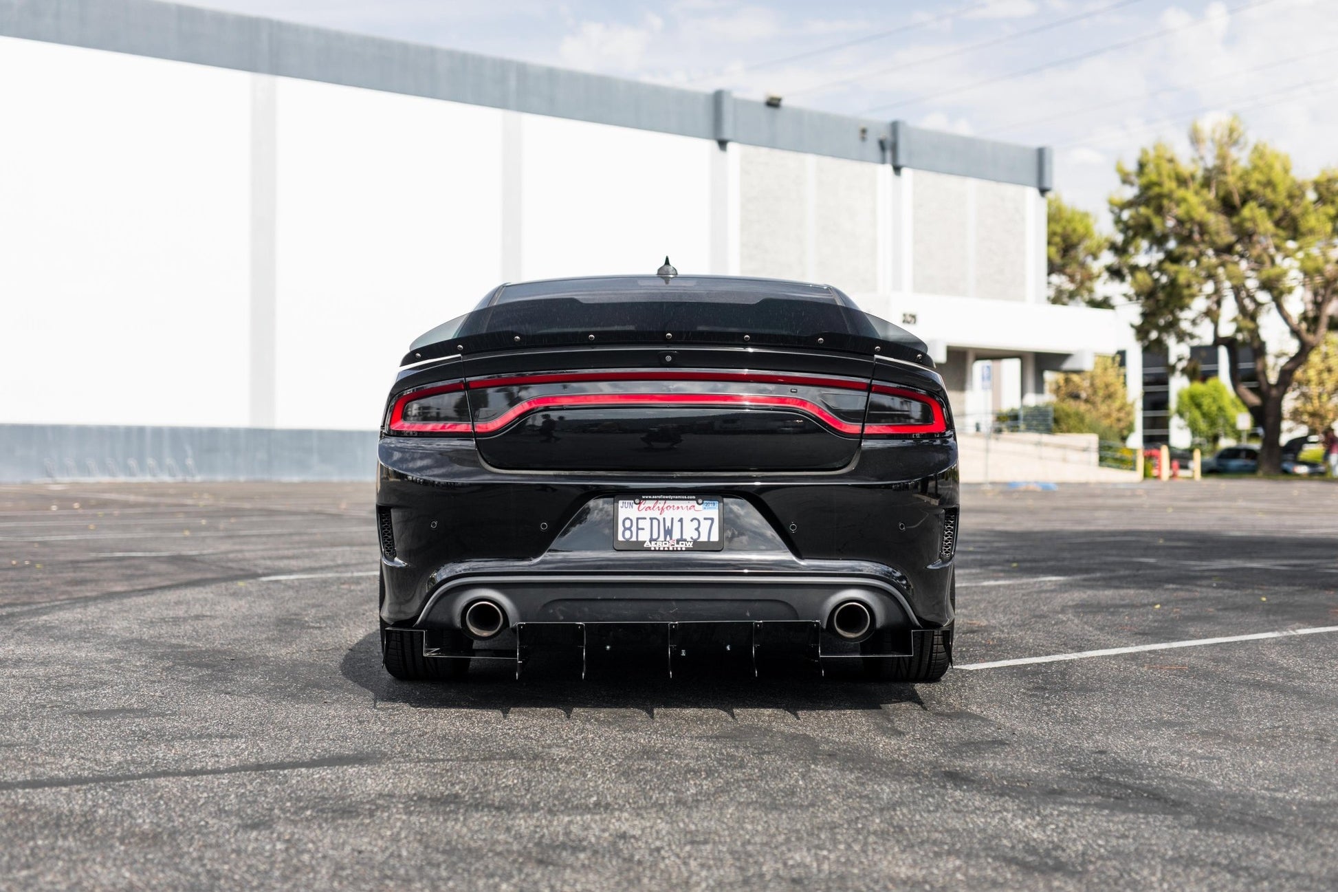 2015 - 2022 Dodge Charger Scatpack/ Hellcat/Daytona Rear Diffuser V5 - Speedlogix