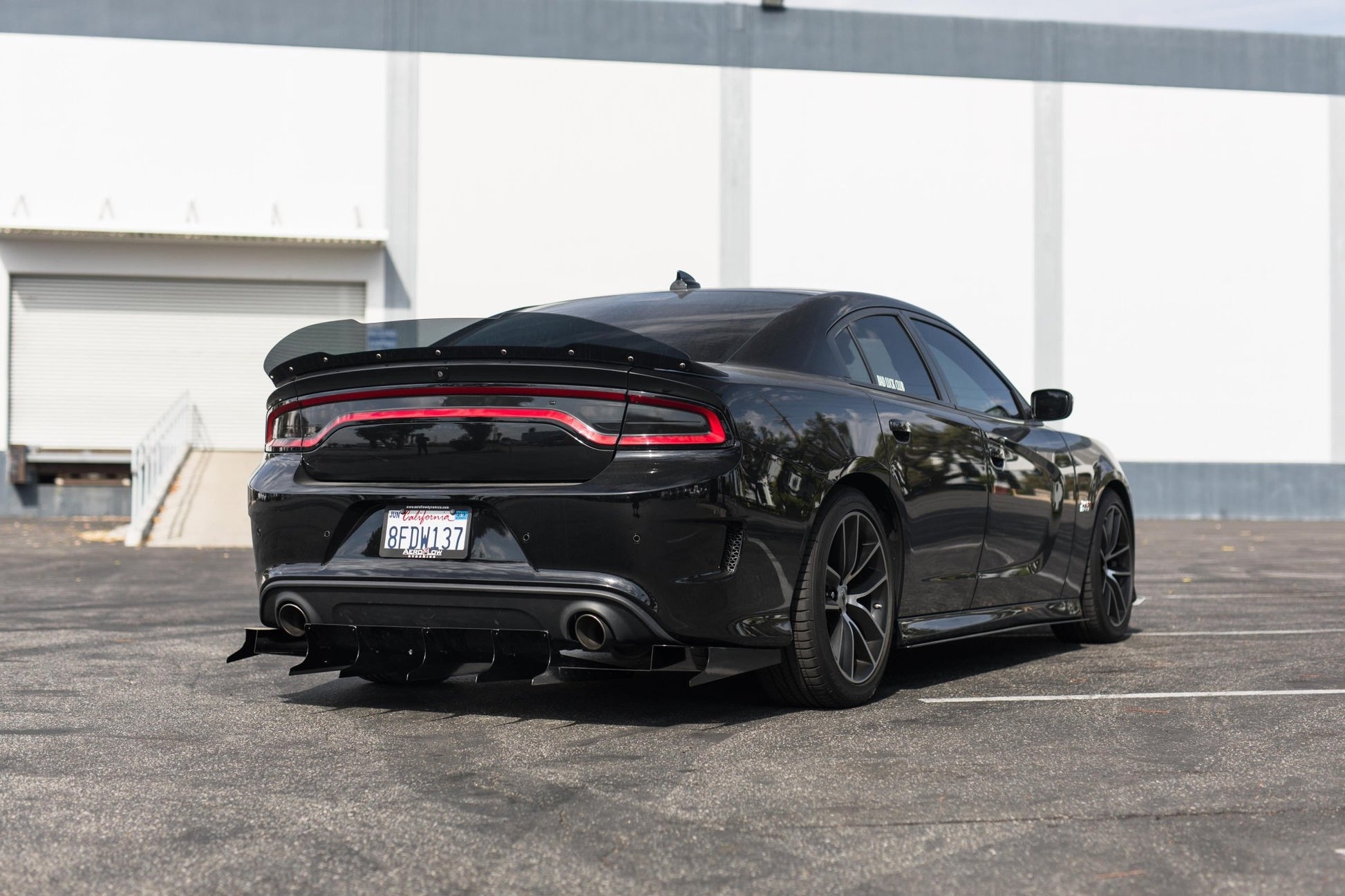 2015 - 2022 Dodge Charger Scatpack/ Hellcat/Daytona Rear Diffuser V5 - Speedlogix