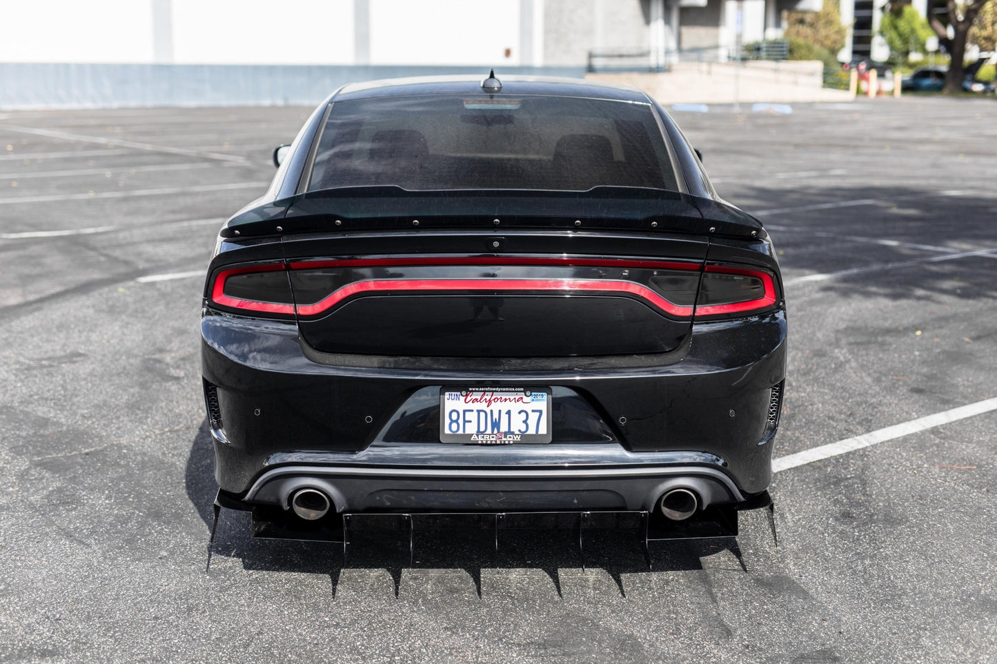 2015 - 2022 Dodge Charger Scatpack/ Hellcat/Daytona Rear Diffuser V5 - Speedlogix