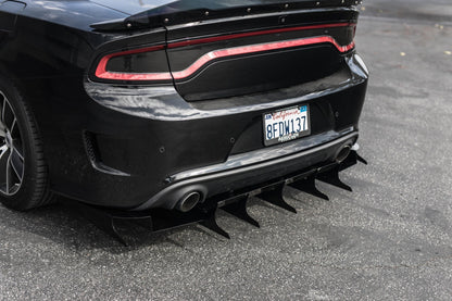 2015 - 2022 Dodge Charger Scatpack/ Hellcat/Daytona Rear Diffuser V5 - Speedlogix