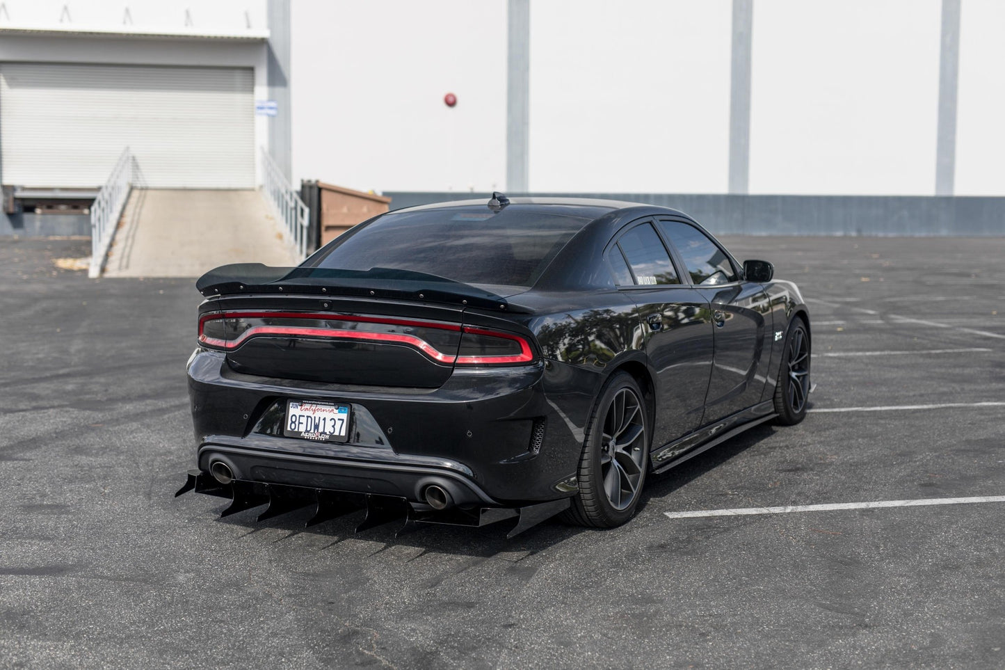 2015 - 2022 Dodge Charger Scatpack/ Hellcat/Daytona Rear Diffuser V5 - Speedlogix