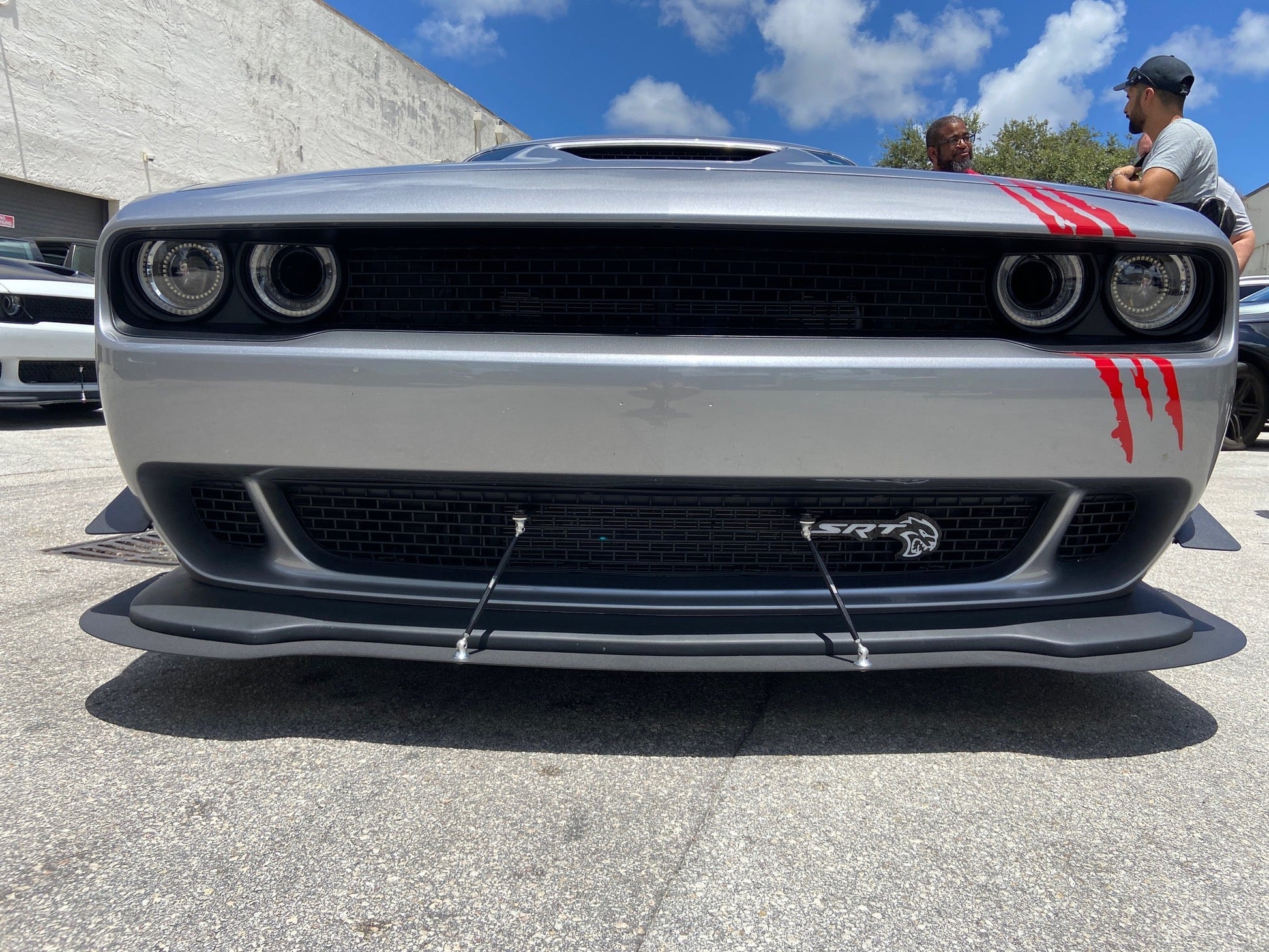 2015 - 2023 Challenger Hellcat Front Splitter - Speedlogix