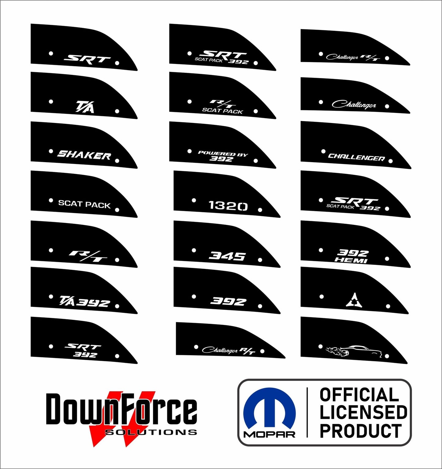 2015 - 2023 Challenger SXT, GT, RT, SRT, DEMON Wickerbill - Speedlogix