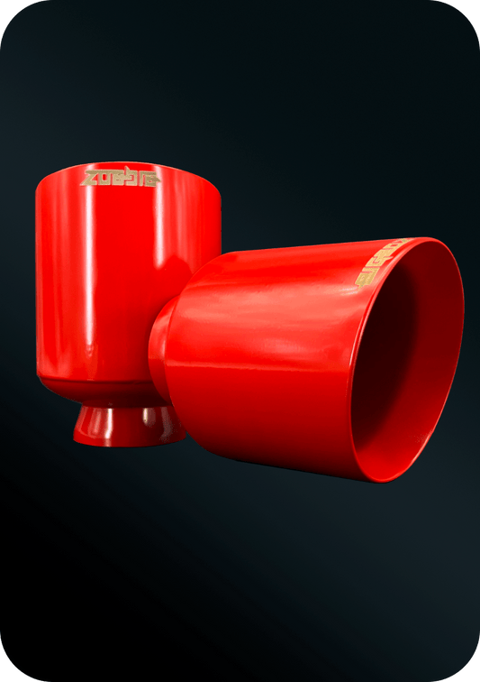 (2015 - 2023) D - Charger 5" V8 Tip Set CERAKOTE TORRED - Speedlogix