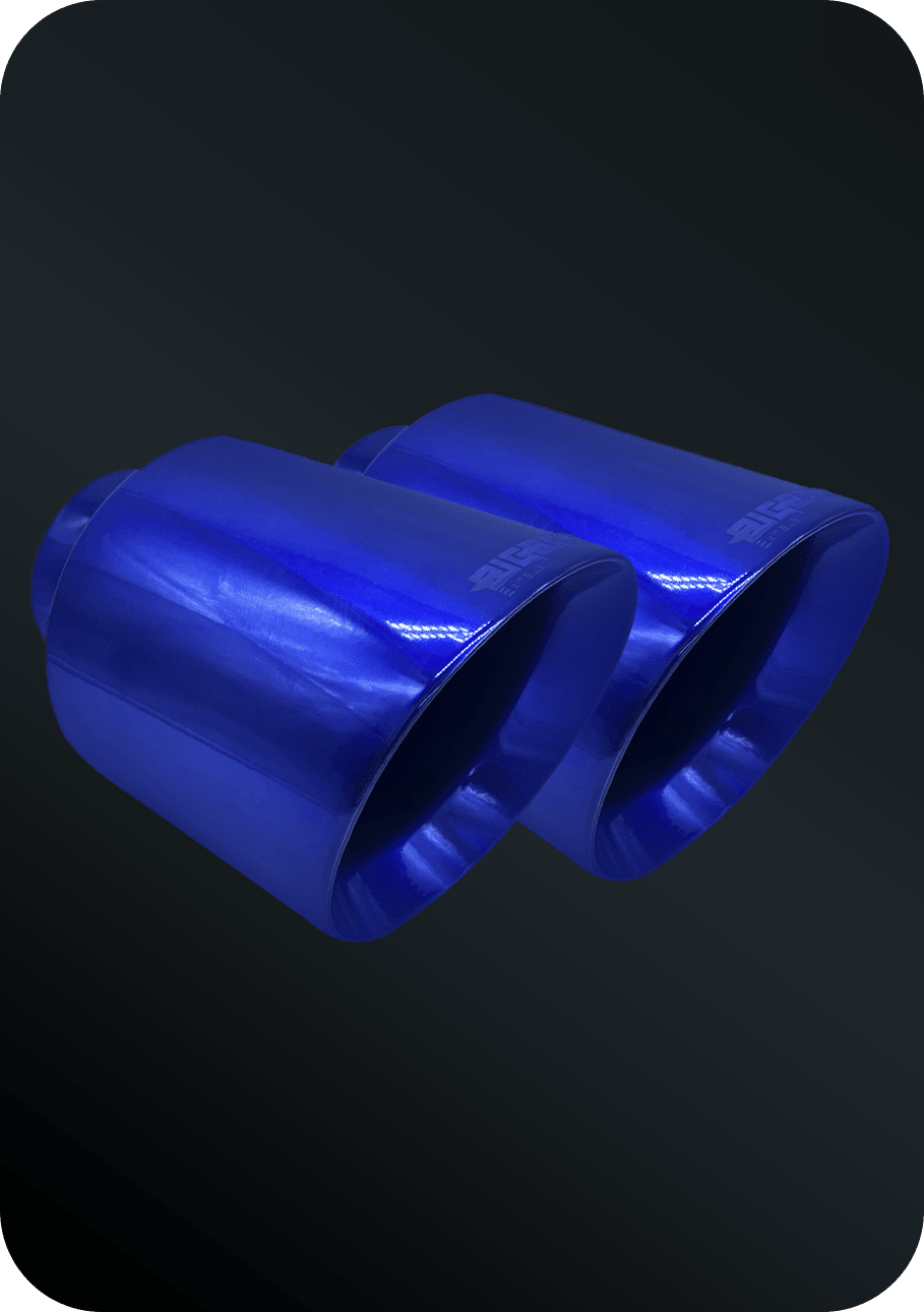 (2015 - 2023) D - Charger 5" V8 Tip Set COBALT BLUE - Speedlogix