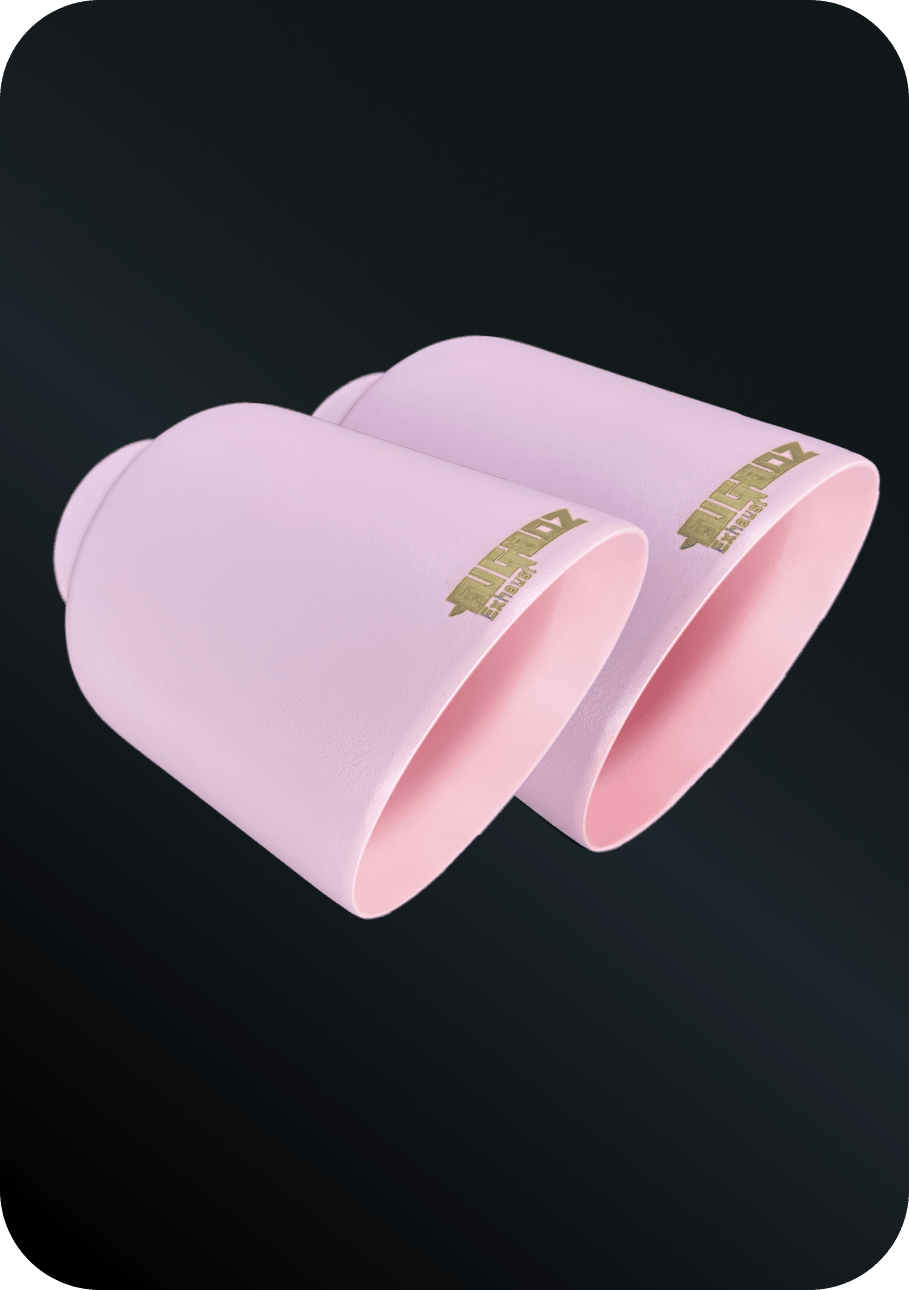 (2015 - 2023) D - Charger 5" V8 Tip Set Flat Soft Pink - Speedlogix