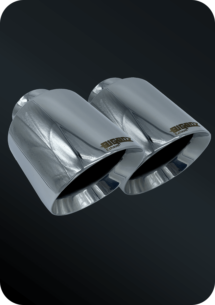 (2015 - 2023) D - Charger 5" V8 Tip Set HIGH POLISH - Speedlogix