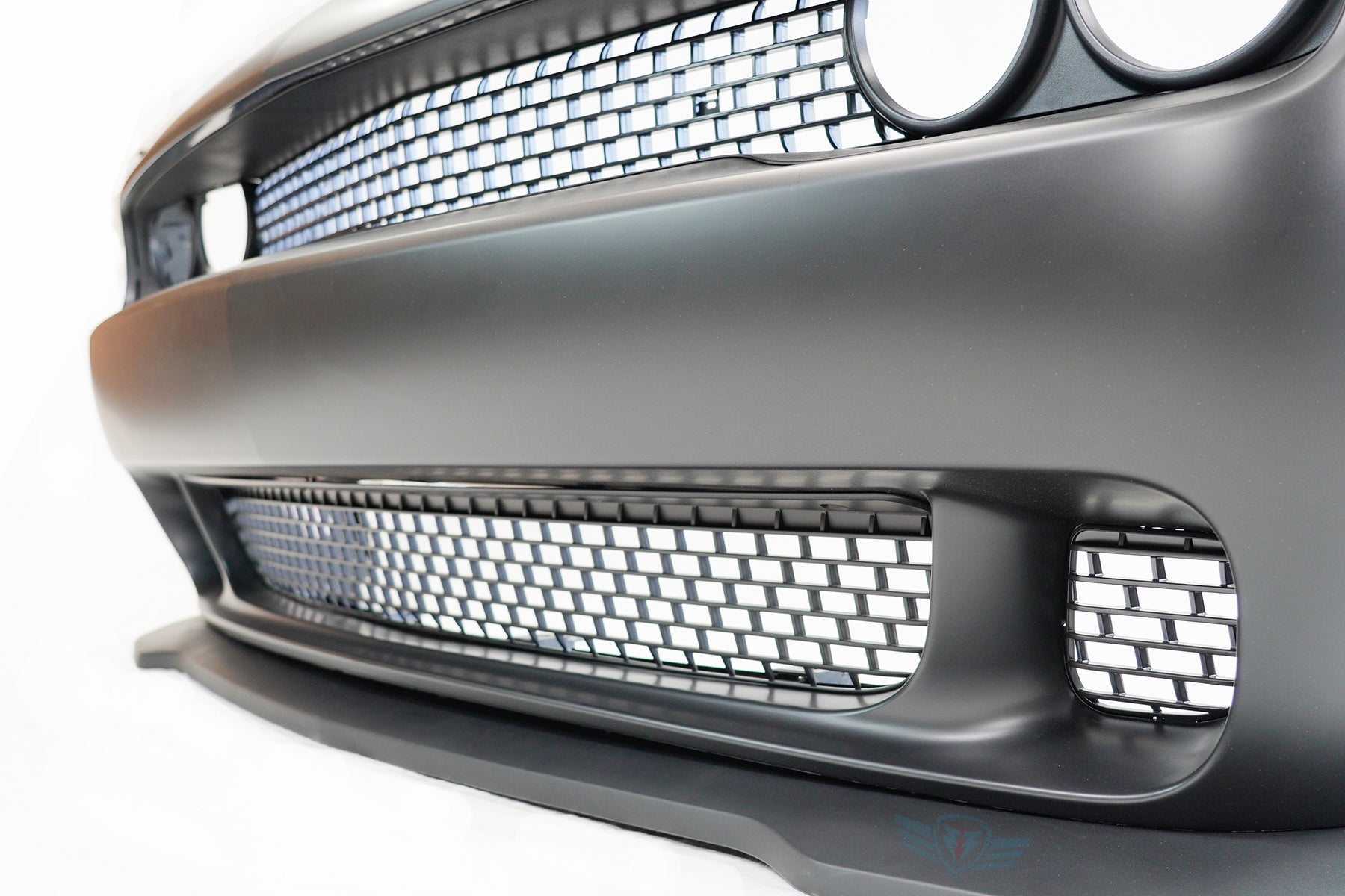 2015 - 2023 Dodge Challenger (MK3) SRT Hellcat Style Front Bumper Conversion Kit - Speedlogix