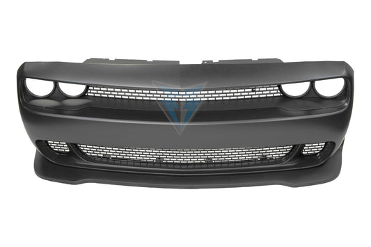 2015 - 2023 Dodge Challenger (MK3) SRT Hellcat Style Front Bumper Conversion Kit - Speedlogix