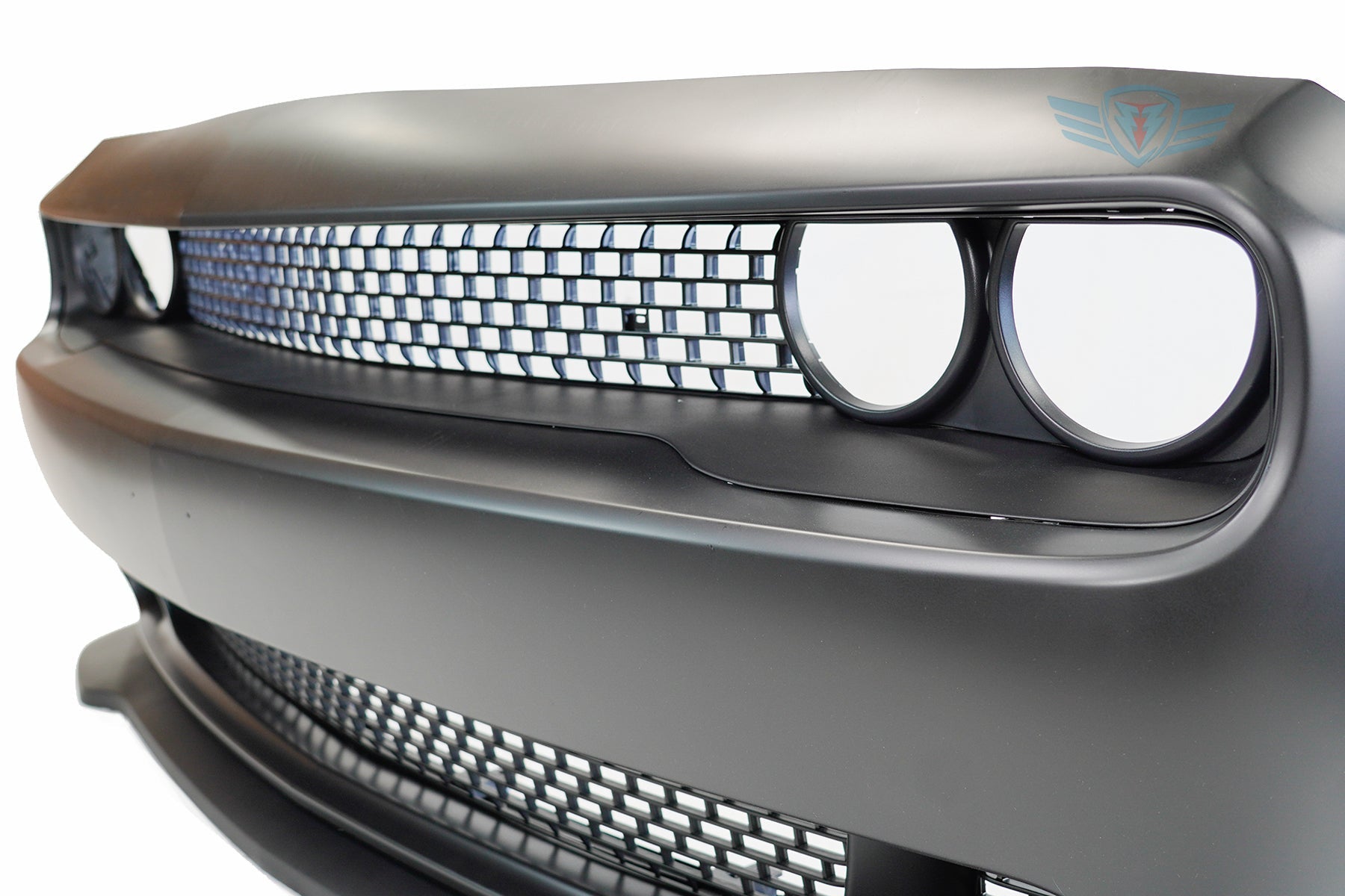 2015 - 2023 Dodge Challenger (MK3) SRT Hellcat Style Front Bumper Conversion Kit - Speedlogix