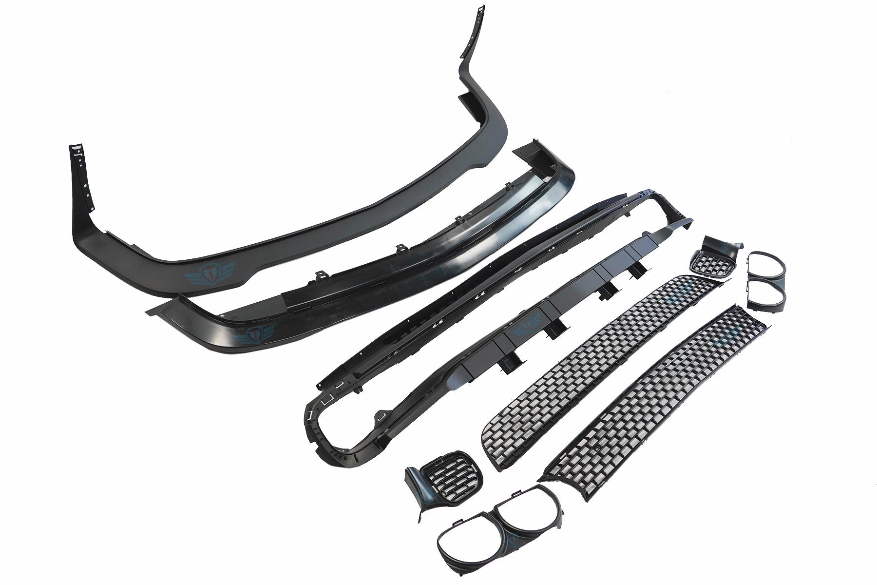 2015 - 2023 Dodge Challenger (MK3) SRT Hellcat Style Front Bumper Conversion Kit - Speedlogix